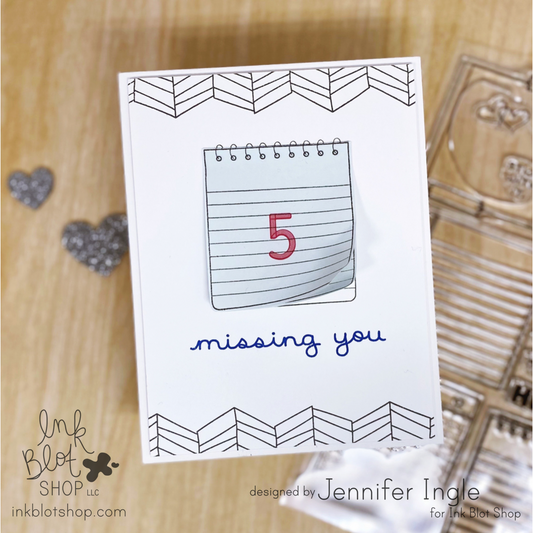 Missing You Calendar Card