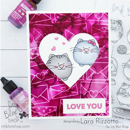 Love You Cuddly Cats Card