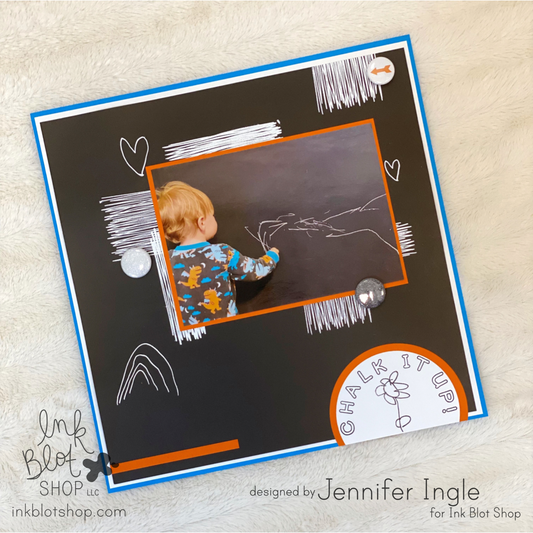 Chalk It Up! Scrapbook Layout
