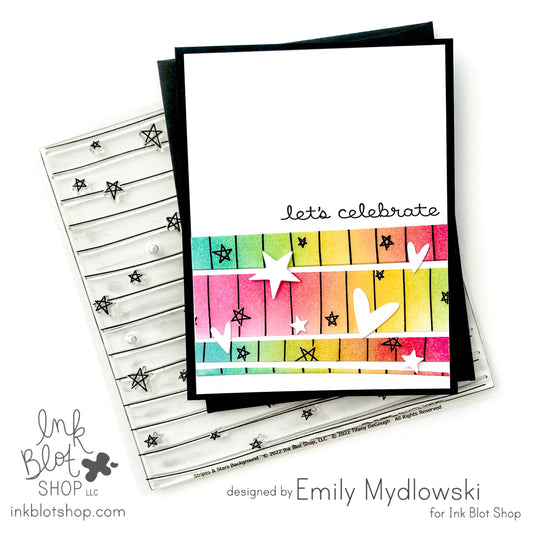Mixed-Media Inspired Clean and Simple Celebration Card