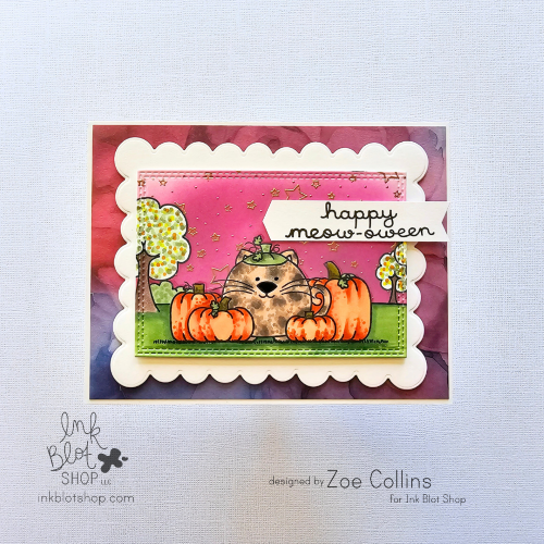 Fall Felines :: 4x6 Clear Stamp Set