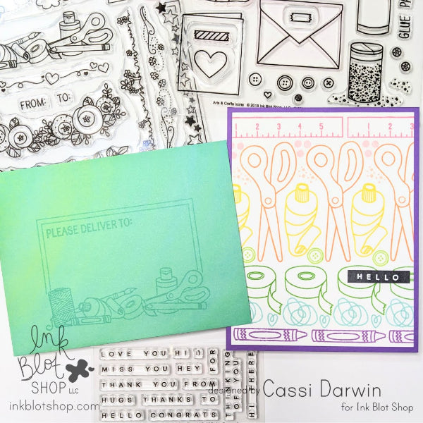Envelope Mail Art :: 6x8 Clear Stamp Set