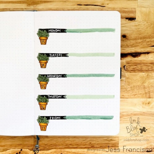 No Shelf Control :: 6x8 Clear Stamp Set