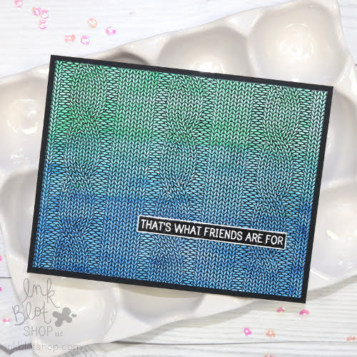 Cable Knit Background :: 6x6 Clear Stamp