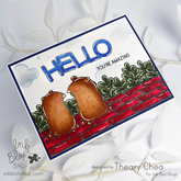 Surface Borders :: 6x6 Clear Stamp Set