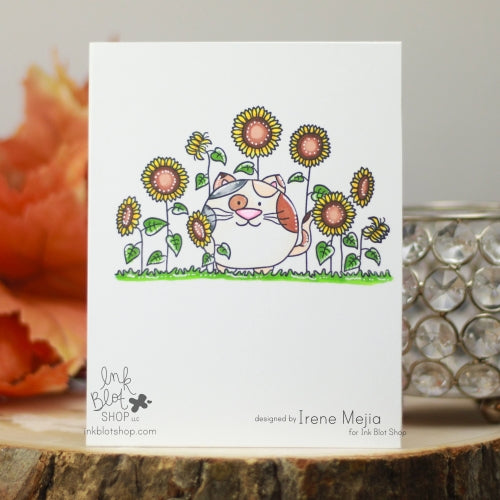 Fall Felines :: 4x6 Clear Stamp Set