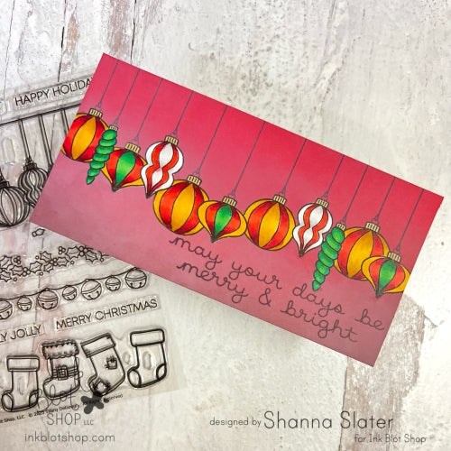 Holiday Times Sentiments :: 4x8 Clear Stamp Set