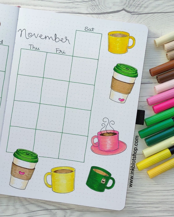 Hot & Cold Drinks :: 6x8 Clear Stamp Set