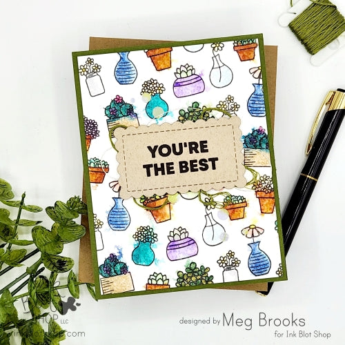 Plants All Over Background :: 6x6 Clear Stamp