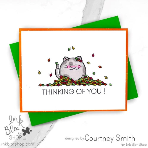 Fall Felines :: 4x6 Clear Stamp Set