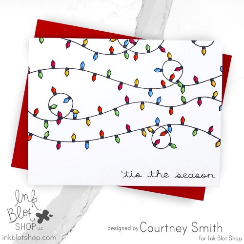 Strings of Lights Background & Borders :: 6x8 Clear Stamp Set