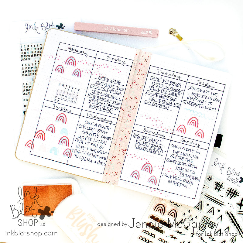 Months & Days (Calendar Builder) :: 4x6 Clear Stamp Set