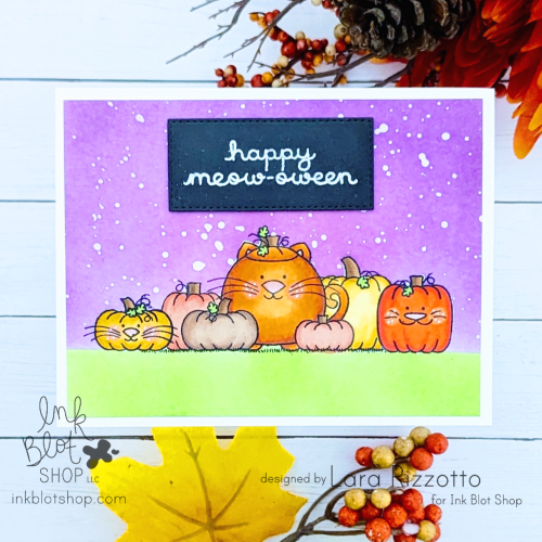 Fall Felines :: 4x6 Clear Stamp Set
