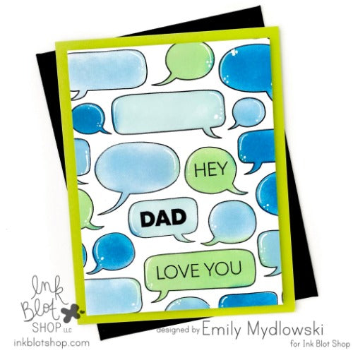 Shout Out Background :: 6x6 Clear Stamp