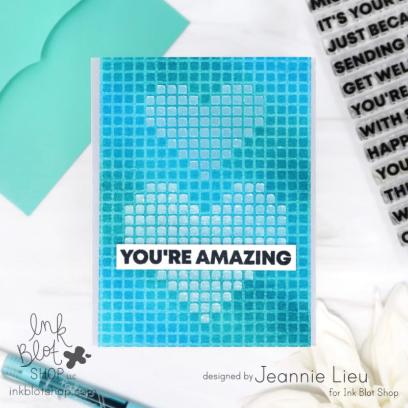 Pixel Grid with Pixel Grid Masks :: 6x6 Stencil Set