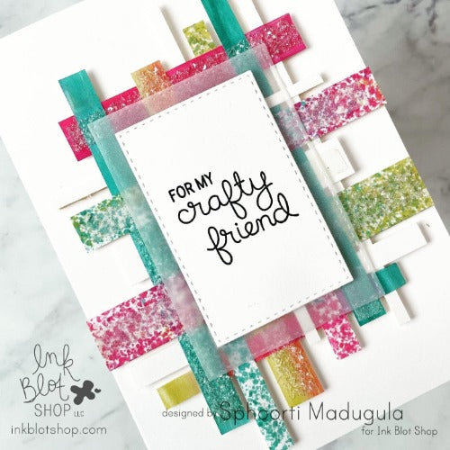Rainbow Splatter Paint Envelopes (10-pack) :: A2 Envelopes (4.375 x 5.75)