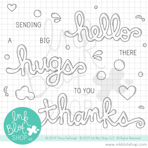 Bubble Words :: 4x6 Clear Stamp Set