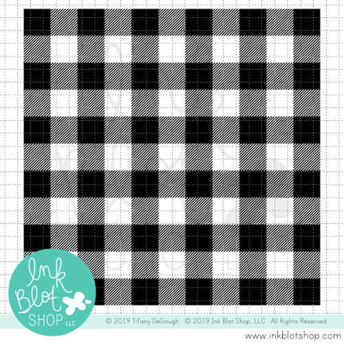 Buffalo Plaid Background :: 6x6 Clear Stamp Set