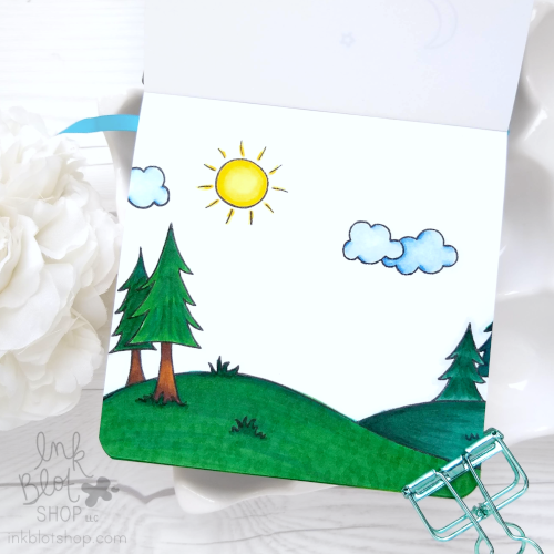 Landscape Borders :: 6x6 Clear Stamp Set