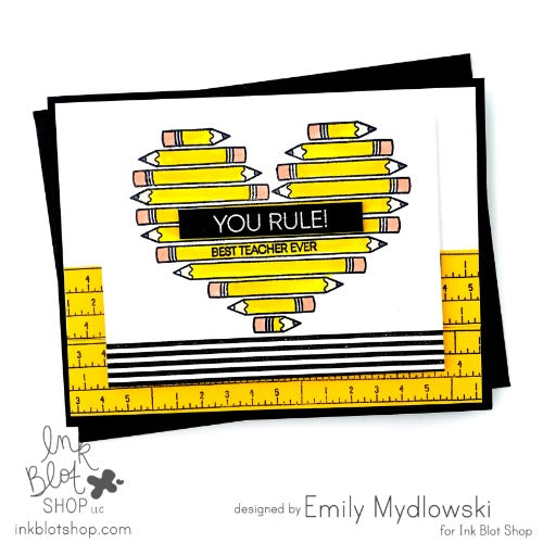 Crafty Hearts :: 6x8 Clear Stamp Set