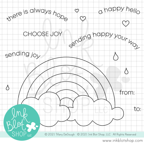Giant Rainbow :: 4x6 Clear Stamp Set