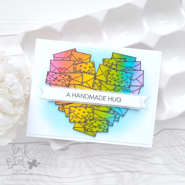 Happy Mail Heart :: 4x6 Clear Stamp Set