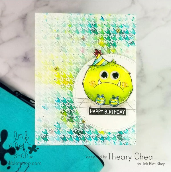 How About Houndstooth Background :: 6x6 Clear Stamp