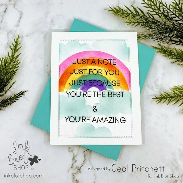 Giant Rainbow :: 6x6 Stencil