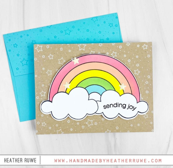 Giant Rainbow :: 6x6 Stencil