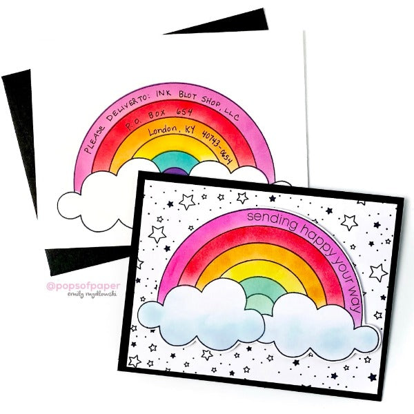 Giant Rainbow :: 6x6 Stencil