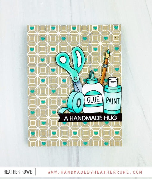 Happy Mail Heart :: 4x6 Clear Stamp Set