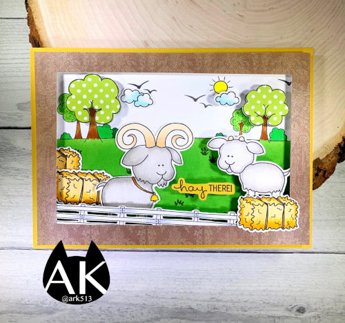 Landscape Borders :: 6x6 Clear Stamp Set