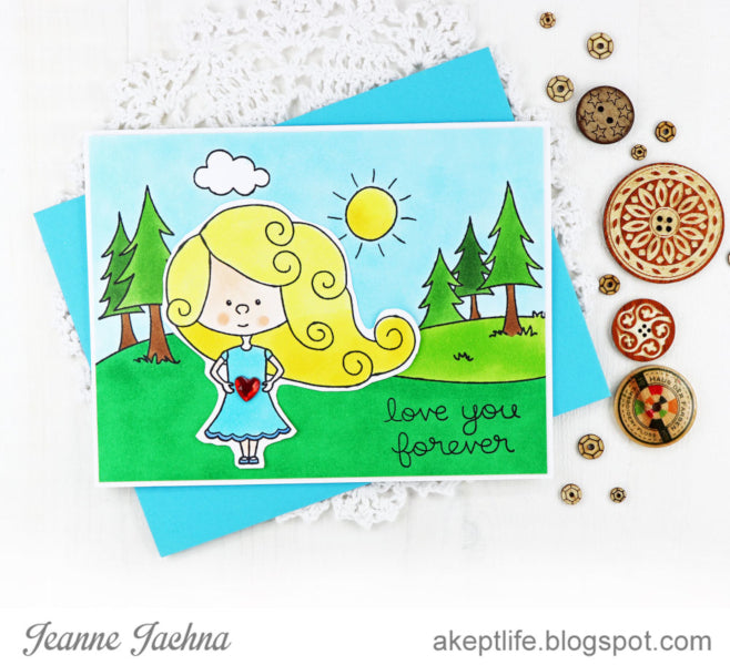 Landscape Borders :: 6x6 Clear Stamp Set