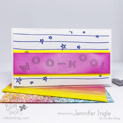 Stripes & Stars Background :: 6x6 Clear Stamp