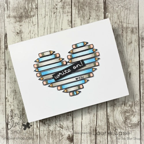Crafty Hearts :: 6x8 Clear Stamp Set