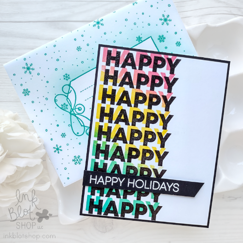 Happy Yay Hey Backgrounds :: 6x6 Clear Stamp