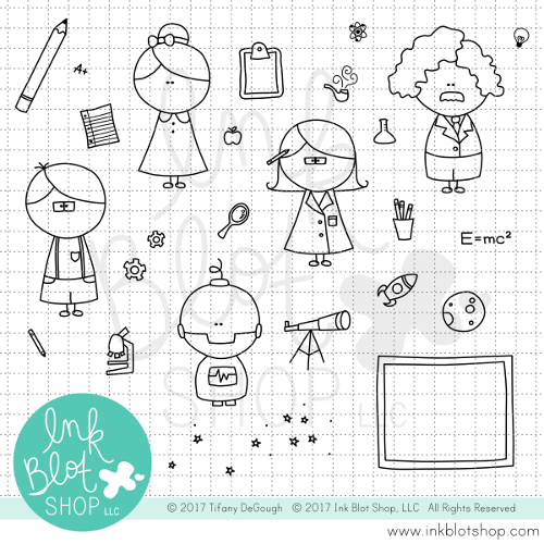 Smartie Pants :: 4x6 Clear Stamp Set