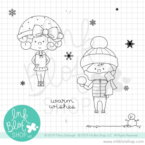 Snow Kids :: 4x4 Clear Stamp Set – Ink Blot Shop LLC