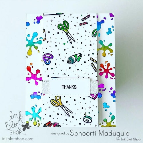 Arts & Crafts Bitty Background :: 6x6 Clear Stamp Set