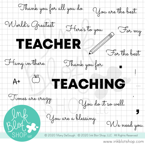Teacher Greetings :: 4x8 Clear Stamp Set