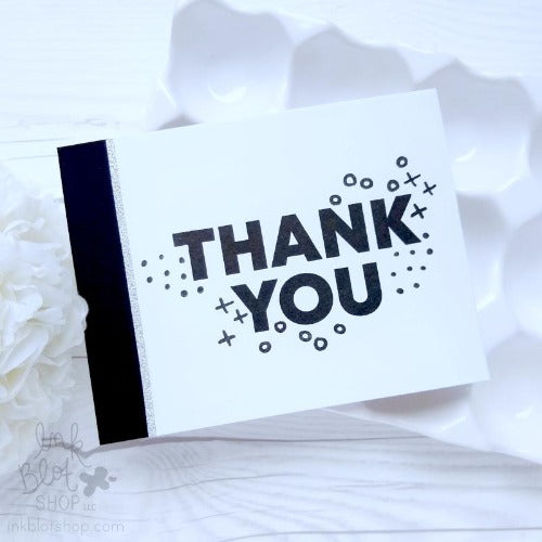 Chunky Sentiments :: 4x8 Clear Stamp Set