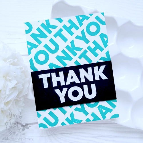 Chunky Sentiments :: 4x8 Clear Stamp Set