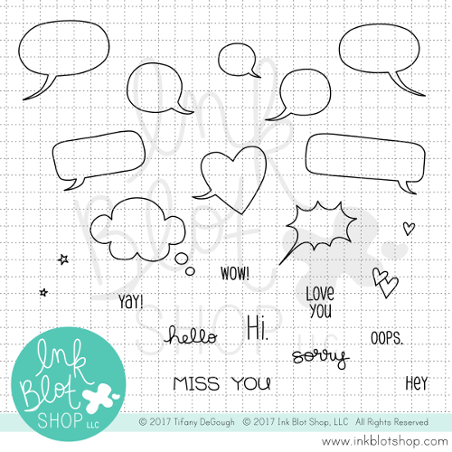 Tiny Bubbles :: 4x4 Clear Stamp Set