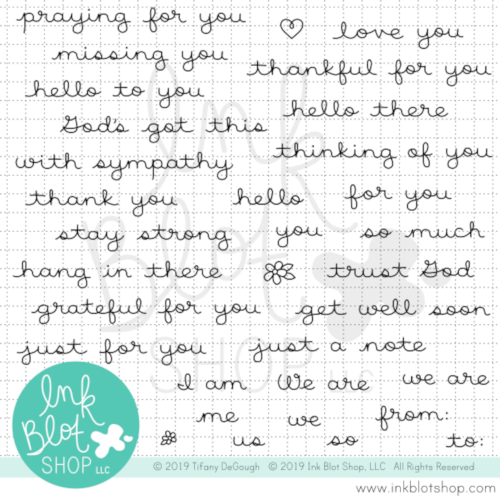 Tough Times Sentiments :: 4x8 Clear Stamp Set