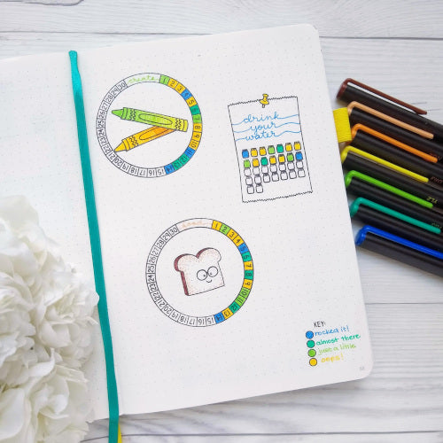 Track It (Calendar Builder) :: 4x6 Clear Stamp Set
