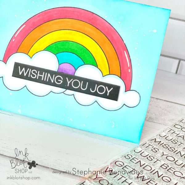 Giant Rainbow :: 4x6 Clear Stamp Set