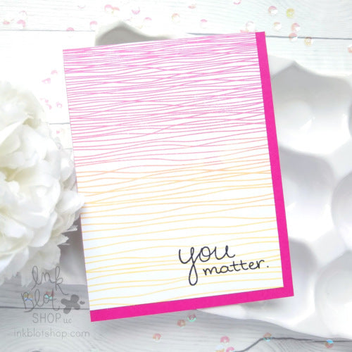 String It Out Background :: 6x6 Clear Stamp Set