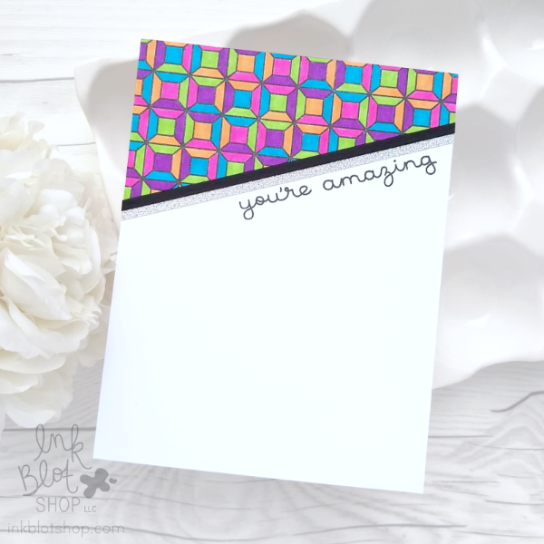 Dimensional Blocks Background :: 6x6 Clear Stamp