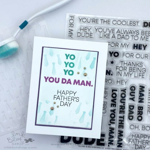Hey Dude :: 6x8 Clear Stamp Set