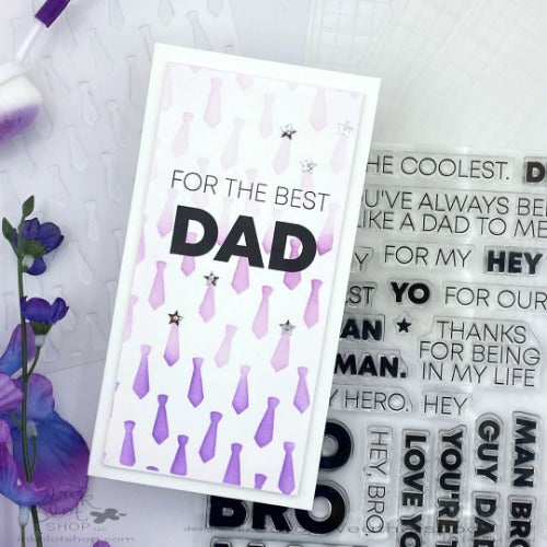 Hey Dude :: 6x8 Clear Stamp Set